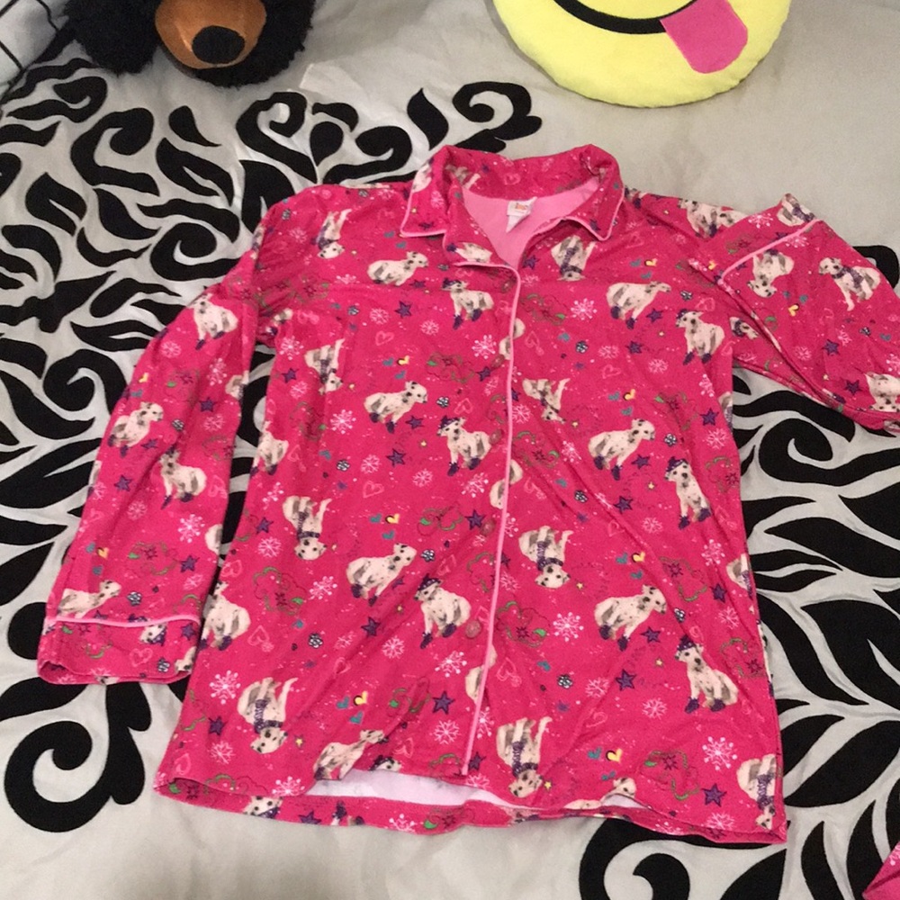 Circo pink with puppies design pajama set - Picture 3 of 6